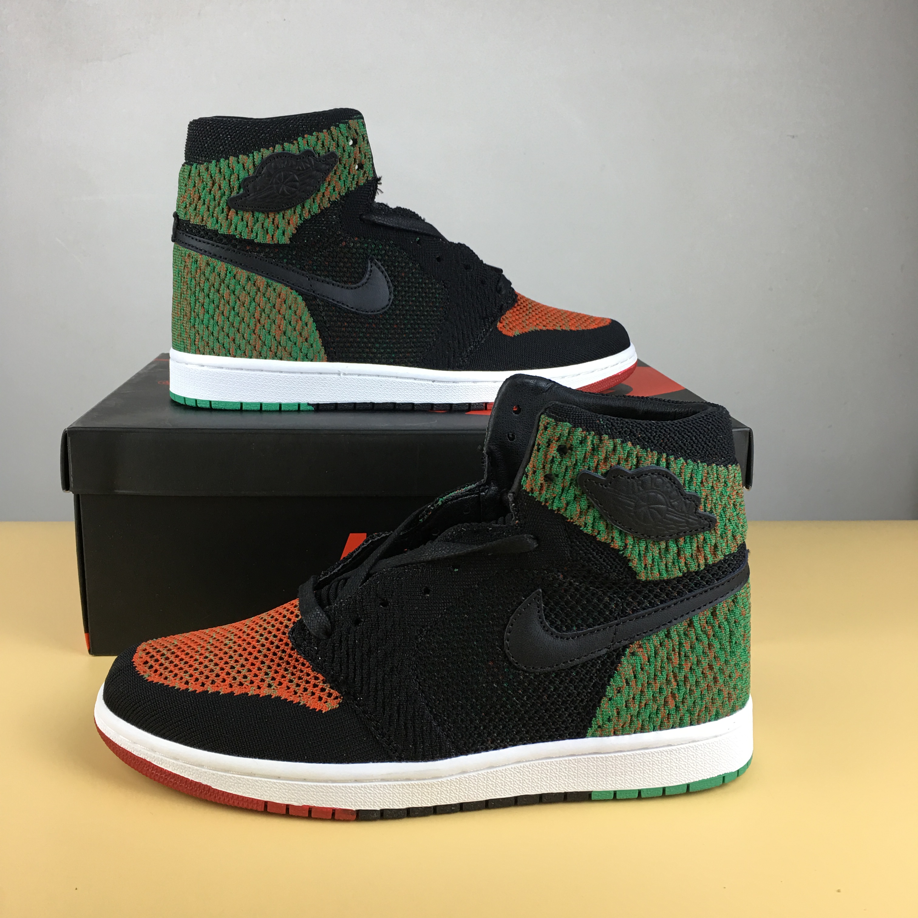 New Men Jordan 1 Flyknit BHM Shoes